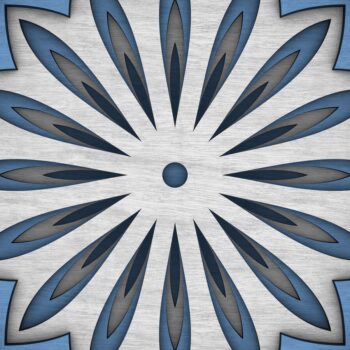 Intra απο ξύλο plywood  Χρώμα wenge 3mm-4mm πάχος - Flower Mandala , Layered Mandala Δίασταση 30x30 cm INTRAFABR-123630837 - Image 10