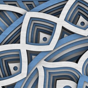 Intra απο ξύλο plywood  Χρώμα wenge 3mm-4mm πάχος - Flower Mandala , Layered Mandala Δίασταση 30x30 cm INTRAFABR-75385887 - Image 7