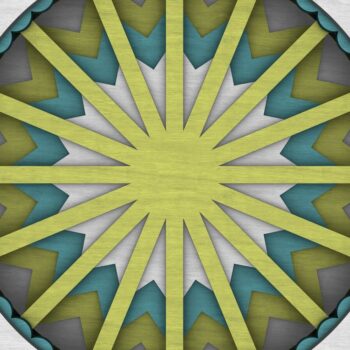 Intra απο ξύλο plywood  Χρώμα wenge 3mm-4mm πάχος - Flower Mandala , Layered Mandala Δίασταση 30x30 cm INTRAFABR-121492981 - Image 9