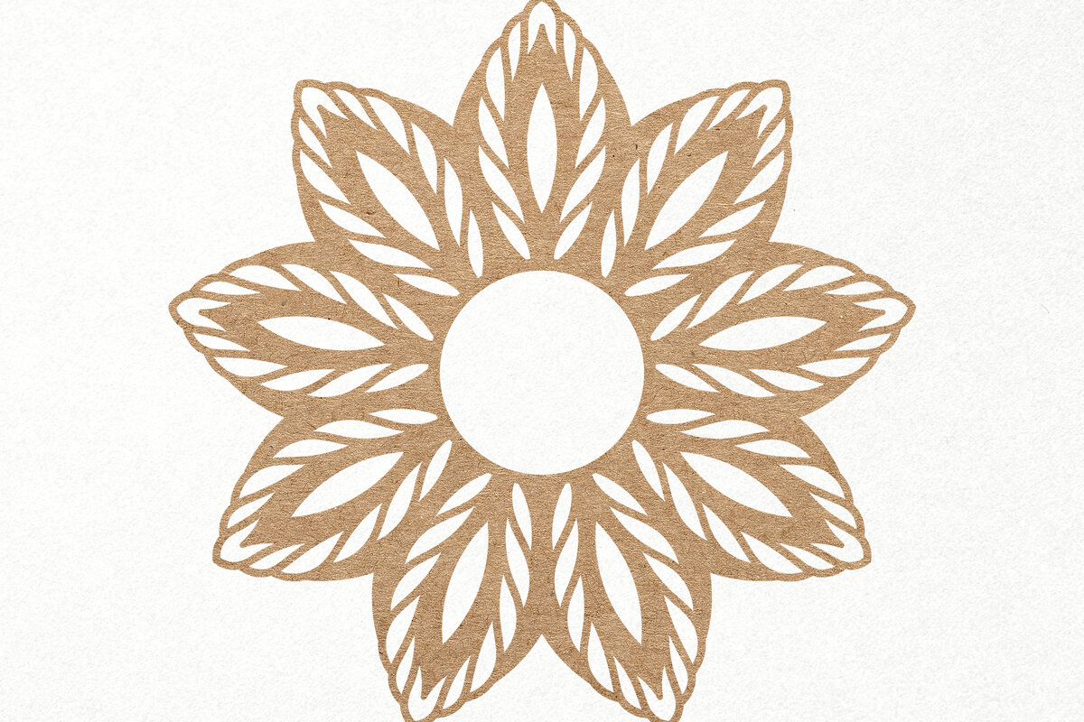 Intra απο ξύλο plywood  Χρώμα wenge 3mm-4mm πάχος - κομμένου μονογράμματος λουλουδιών Δίασταση 30x20 cm INTRAFABR-85378739