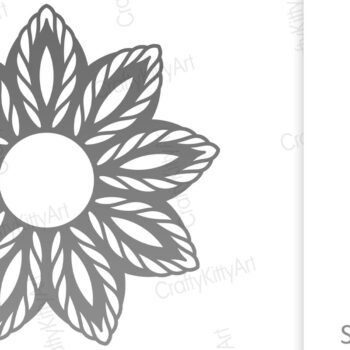 Intra απο ξύλο plywood  Χρώμα wenge 3mm-4mm πάχος - κομμένου μονογράμματος λουλουδιών Δίασταση 30x20 cm INTRAFABR-85378739 - Image 2