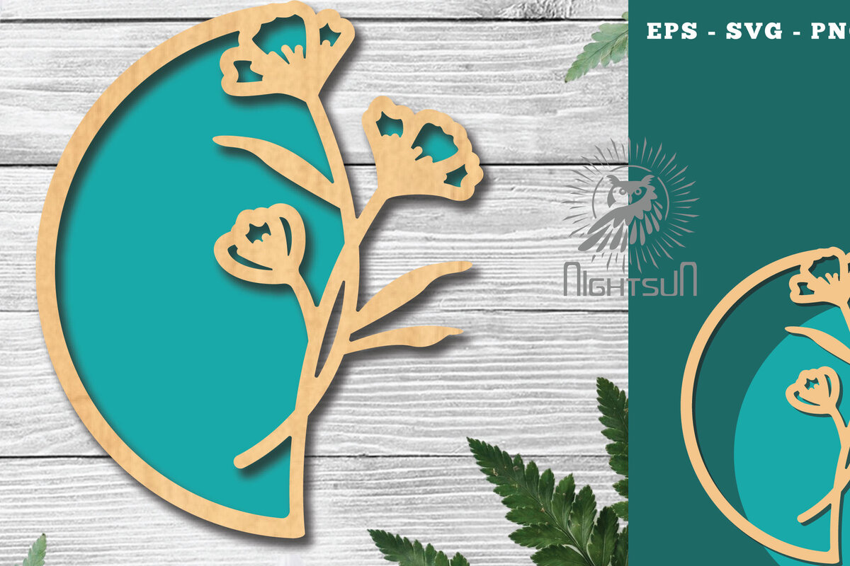 Intra απο ξύλο plywood  Χρώμα wenge 3mm-4mm πάχος - Διακόσμηση λουλουδιών με 3 Δίασταση 20x20 cm INTRAFABR-117762500