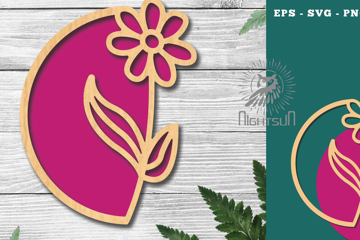 Intra απο ξύλο plywood  Χρώμα wenge 3mm-4mm πάχος - Διακόσμηση λουλουδιών με 4 Δίασταση 20x20 cm INTRAFABR-117762504