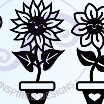 Intra απο ξύλο plywood  Χρώμα wenge 3mm-4mm πάχος - Λουλούδι σημάδι Χαριτωμένο Happy Flowers Δίασταση 40x50 cm INTRAFABR-120324744 - Image 3