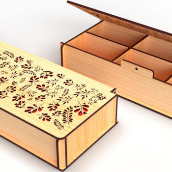 Intra απο ξύλο plywood  Χρώμα wenge 3mm-4mm πάχος - Πρότυπο κουτί αποθήκευσης λουλουδιών Δίασταση 424x182 cm INTRAFABR-58216139 - Image 3