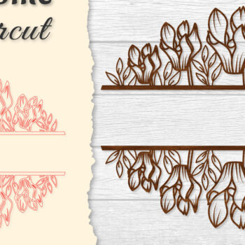 Intra απο ξύλο plywood  Χρώμα wenge 3mm-4mm πάχος - ΔΕΜΑΤΑ λουλουδιών καλωσορίσματος Slip Lasercut Δίασταση 20x20 cm INTRAFABR-89718085 - Image 6