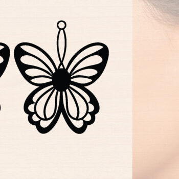 Intra απο ξύλο plywood  Χρώμα wenge 3mm-4mm πάχος - Ξύλινα σκουλαρίκια λουλούδι με Δίασταση 3x3 cm INTRAFABR-111863003 - Image 1