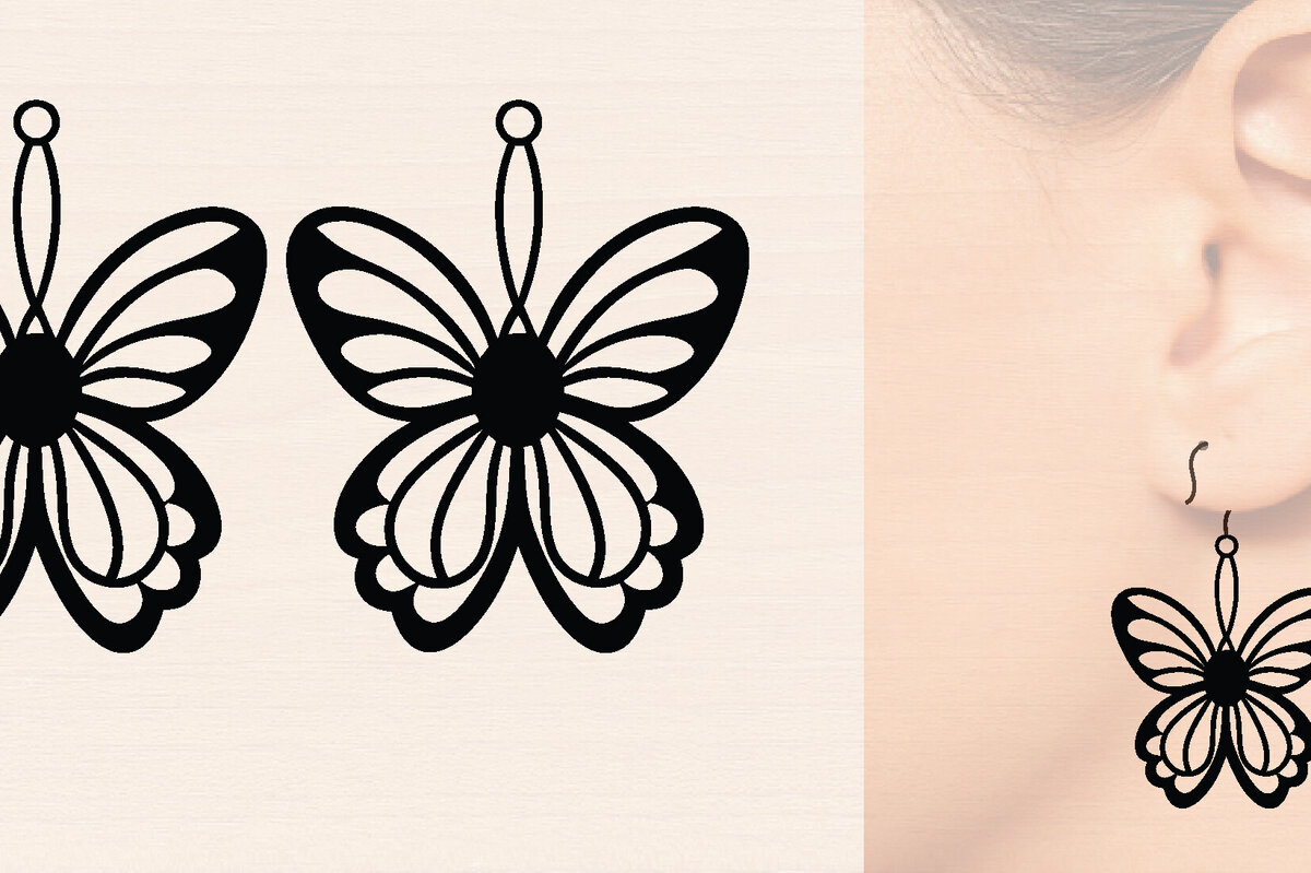 Intra απο ξύλο plywood  Χρώμα wenge 3mm-4mm πάχος - Ξύλινα σκουλαρίκια λουλούδι με Δίασταση 3x3 cm INTRAFABR-111863003