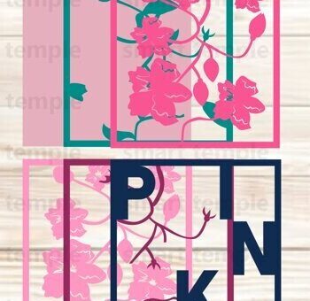 Intra απο ξύλο plywood  Χρώμα wenge 3mm-4mm πάχος - Λουλούδια Cricut, λουλούδια διάνυσμα Δίασταση 30x20 cm INTRAFABR-120494840 - Image 3