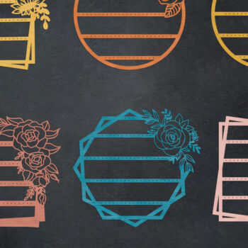 Intra απο ξύλο plywood  Χρώμα wenge 3mm-4mm πάχος - Βάση σκουλαρικιών με λουλούδια Δίασταση 20x20 cm INTRAFABR-119889577 - Image 1