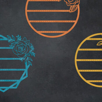 Intra απο ξύλο plywood  Χρώμα wenge 3mm-4mm πάχος - Βάση σκουλαρικιών με λουλούδια Δίασταση 20x20 cm INTRAFABR-119889577 - Image 3