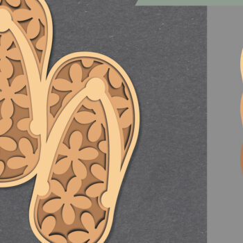 Intra απο ξύλο plywood  Χρώμα wenge 3mm-4mm πάχος - Διακόσμηση σαγιονάρας με λουλούδια κοπής με λέιζερ Δίασταση 20x20 cm INTRAFABR-90652171 - Image 1