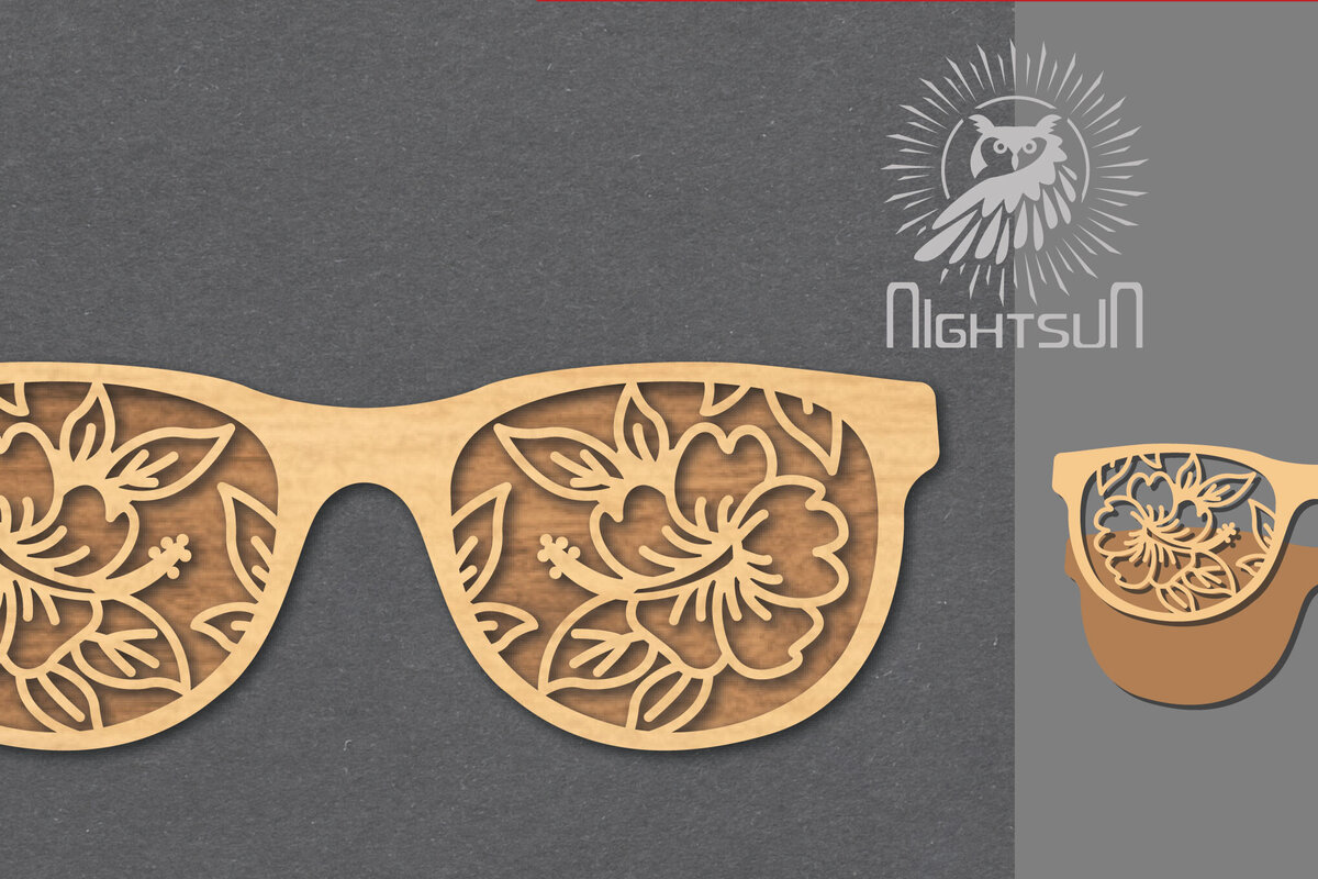 Intra απο ξύλο plywood  Χρώμα wenge 3mm-4mm πάχος - Γυαλιά Λουλούδια Διακόσμηση με 1 Δίασταση 20x20 cm INTRAFABR-85823909