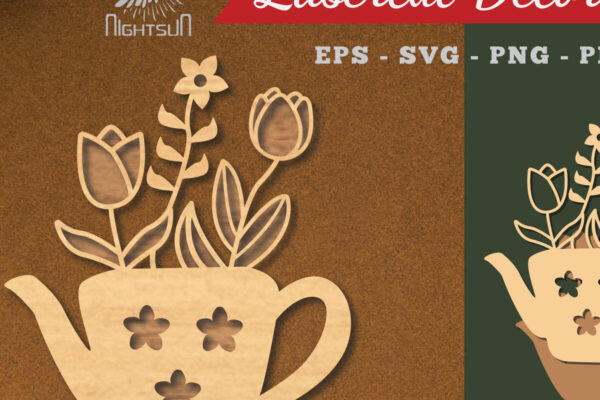 1758738792_Flowers-In-Teapot-Laser-Cut-Decoration-1-Graphics-113203522-1-1
