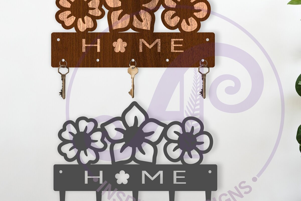 Intra απο ξύλο plywood  Χρώμα wenge 3mm-4mm πάχος - Λουλούδια Σχέδια κλειδαριάς από ξύλο &amp; μέταλλο Δίασταση 30x20 cm INTRAFABR-94846887