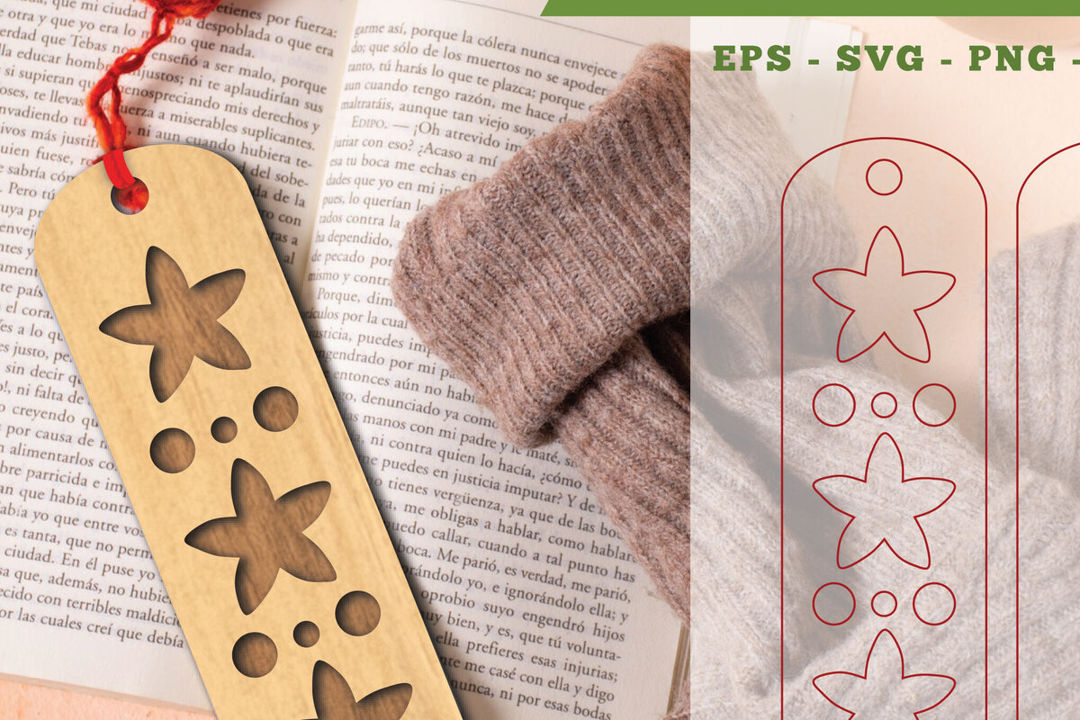 Intra απο ξύλο plywood  Χρώμα wenge 3mm-4mm πάχος - Λουλούδια σελιδοδείκτης κοπής λέιζερ 16 Δίασταση 5x20 cm INTRAFABR-94903819