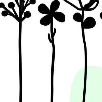 Intra απο ξύλο plywood Χρώμα wenge 3mm-4mm πάχος - Flowers Bundle, Flowers , Dxf Δίασταση 20x20 cm INTRAFABR-122536624 - Image 1