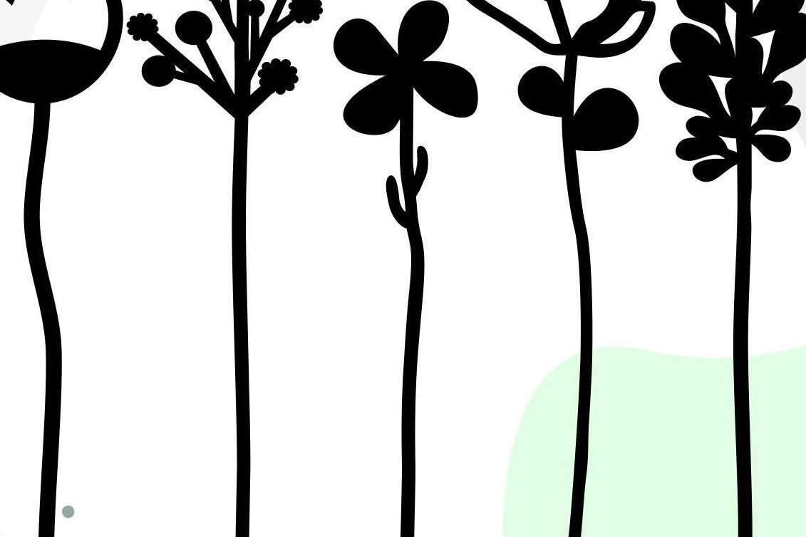 Intra απο ξύλο plywood  Χρώμα wenge 3mm-4mm πάχος - Flowers Bundle, Flowers , Dxf Δίασταση 20x20 cm INTRAFABR-122536624