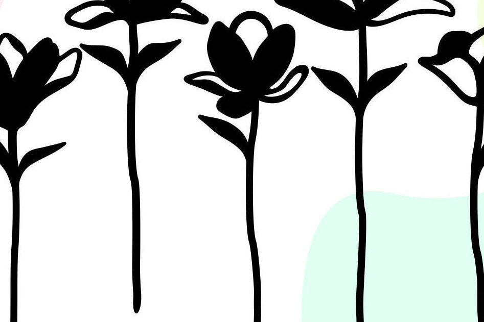 Intra απο ξύλο plywood  Χρώμα wenge 3mm-4mm πάχος - Flowers Bundle, Flowers , Dxf Δίασταση 20x20 cm INTRAFABR-122535447