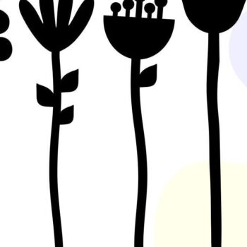 Intra απο ξύλο plywood  Χρώμα wenge 3mm-4mm πάχος - Flowers , Leafs , Wild Flowers Δίασταση 20x20 cm INTRAFABR-122674231 - Image 3