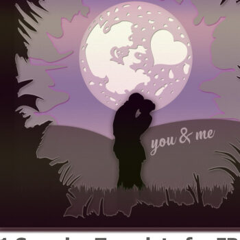 Intra απο ξύλο plywood Χρώμα wenge 3mm-4mm πάχος - Fly Me to the Moon 3D Shadow Box Δίασταση 5x8 cm INTRAFABR-70667457 - Image 7