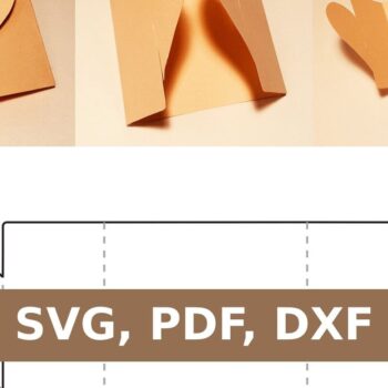 Intra απο ξύλο plywood  Χρώμα wenge 3mm-4mm πάχος - Flyer Heart Δίασταση 20x20 cm INTRAFABR-70667469 - Image 1