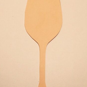 Intra απο ξύλο plywood  Χρώμα wenge 3mm-4mm πάχος - Flyer Wine Δίασταση 20x20 cm INTRAFABR-70667503 - Image 3