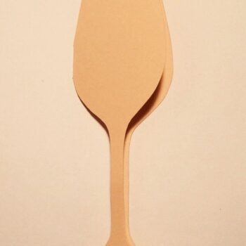 Intra απο ξύλο plywood  Χρώμα wenge 3mm-4mm πάχος - Flyer Wine Δίασταση 20x20 cm INTRAFABR-70667503 - Image 4