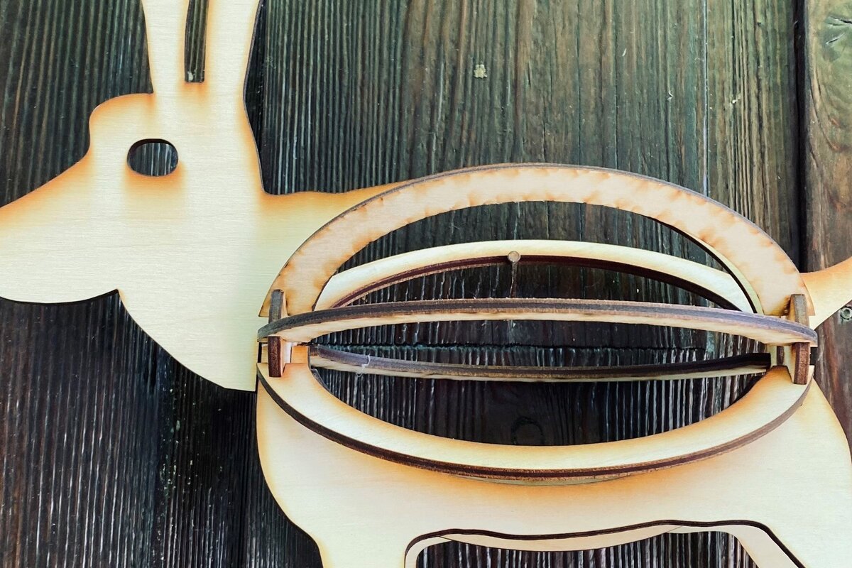 Intra απο ξύλο plywood  Χρώμα wenge 3mm-4mm πάχος - αμπαζούρ Flying Dog Δίασταση 30x20 cm INTRAFABR-86051875