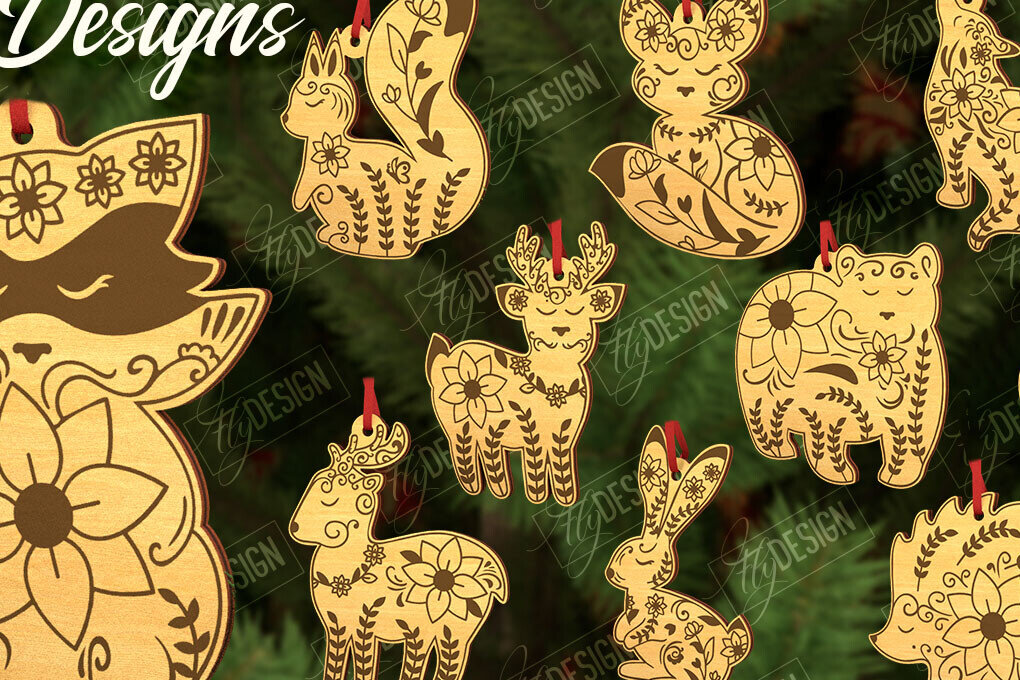 Intra απο ξύλο plywood  Χρώμα wenge 3mm-4mm πάχος - Δέσμη στολίδι λαϊκών ζώων | Αγροτικός Δίασταση 6x6 cm INTRAFABR-33684558