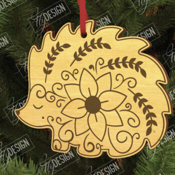 Intra απο ξύλο plywood  Χρώμα wenge 3mm-4mm πάχος - Λαϊκό στολίδι σκαντζόχοιρου | Ρουστίκ Σχέδιο Δίασταση 6x6 cm INTRAFABR-105712145 - Image 1