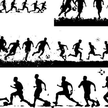 Intra απο ξύλο plywood Χρώμα wenge 3mm-4mm πάχος - Διανυσματικά γραφικά δράσης ποδοσφαίρου Δίασταση 30x20 cm INTRAFABR-86291787 - Image 1