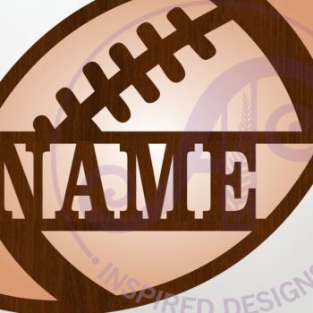 Intra απο ξύλο plywood  Χρώμα wenge 3mm-4mm πάχος - Ποδοσφαιρικό όνομα επιγραφής τοίχου τέχνης, Δίασταση 40x50 cm INTRAFABR-107557455 - Image 1