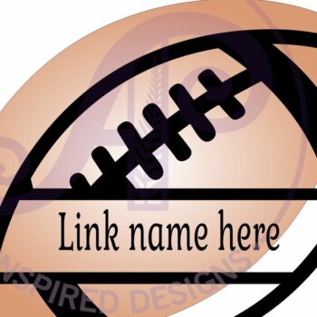 Intra απο ξύλο plywood  Χρώμα wenge 3mm-4mm πάχος - Ποδοσφαιρικό όνομα επιγραφής τοίχου τέχνης, Δίασταση 40x50 cm INTRAFABR-107557455 - Image 3