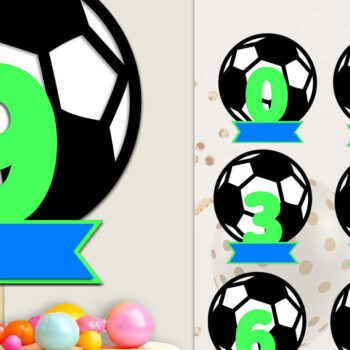 Intra απο ξύλο plywood  Χρώμα wenge 3mm-4mm πάχος - Αριθμοί ποδοσφαίρου 3d Τούρτα γενεθλίων Δίασταση 20x20 cm INTRAFABR-107557469 - Image 1