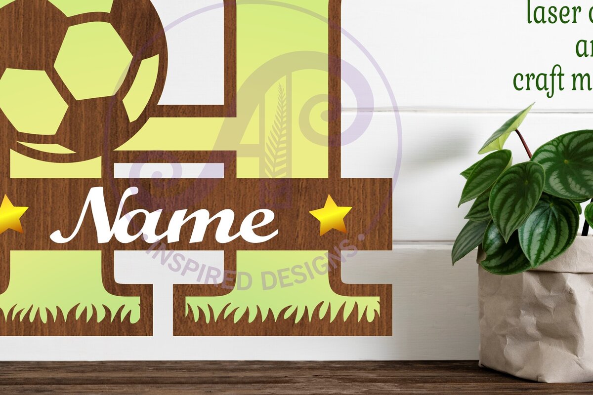 Intra απο ξύλο plywood  Χρώμα wenge 3mm-4mm πάχος - Μονόγραμμα ποδοσφαίρου ή ποδοσφαίρου Η επιστολή Δίασταση 30x20 cm INTRAFABR-107343656