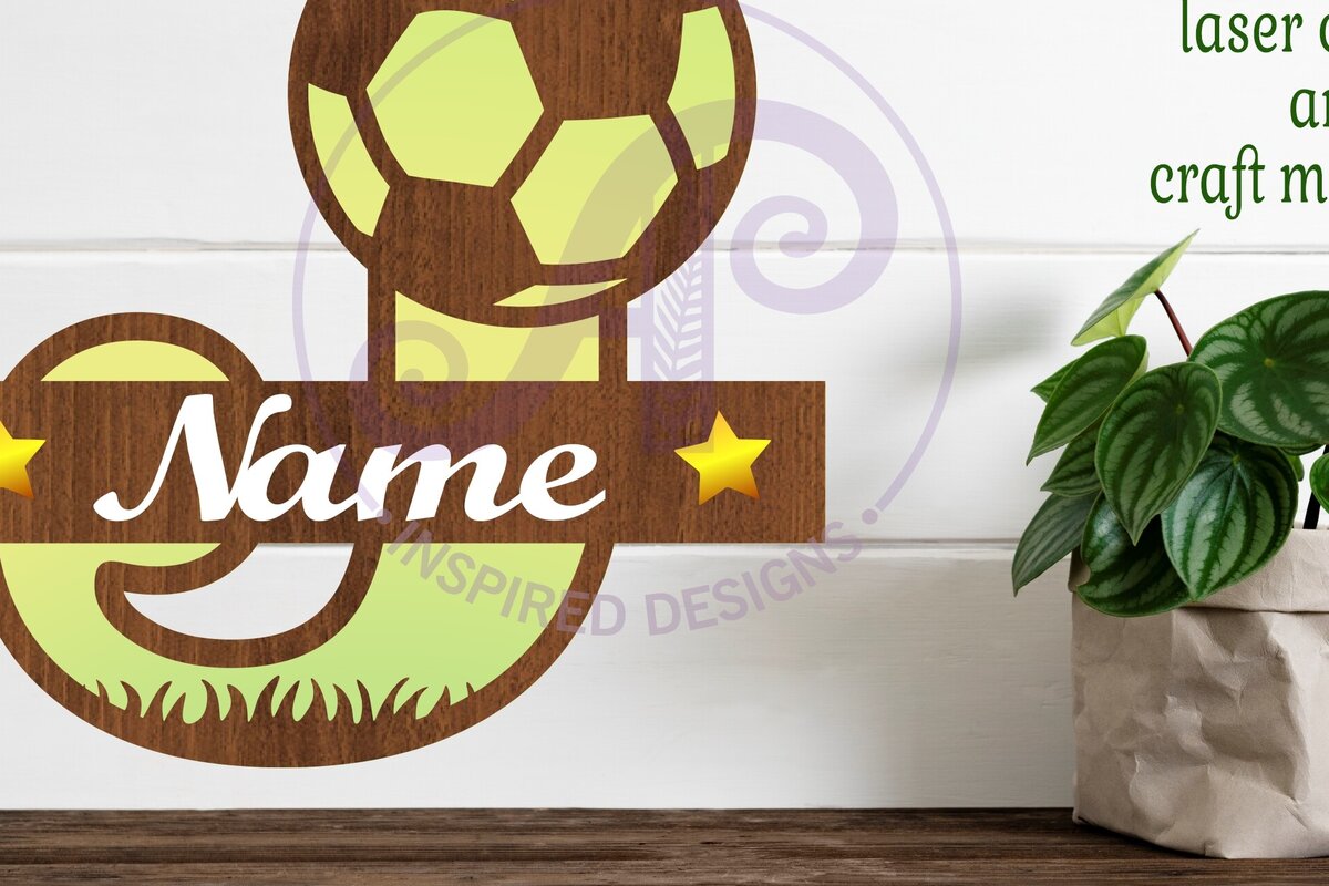 Intra απο ξύλο plywood  Χρώμα wenge 3mm-4mm πάχος - Μονόγραμμα ποδοσφαίρου ή ποδοσφαίρου J γράμμα Δίασταση 30x20 cm INTRAFABR-107342493