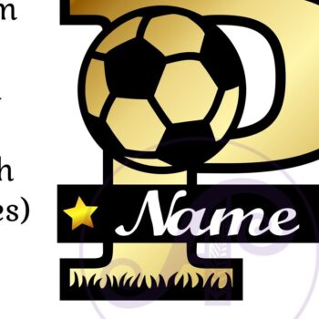 Intra απο ξύλο plywood  Χρώμα wenge 3mm-4mm πάχος - Ποδόσφαιρο ή ποδόσφαιρο μονόγραμμα P γράμμα Δίασταση 30x20 cm INTRAFABR-107342608 - Image 3