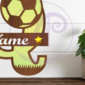 Intra απο ξύλο plywood Χρώμα wenge 3mm-4mm πάχος - Μονόγραμμα ποδοσφαίρου ή ποδοσφαίρου Q γράμμα Δίασταση 30x20 cm INTRAFABR-107342626 - Image 1