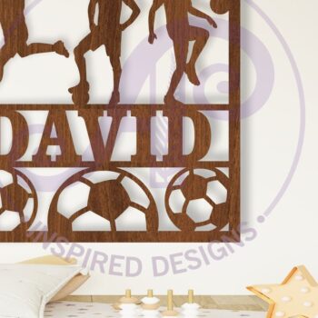 Intra απο ξύλο plywood  Χρώμα wenge 3mm-4mm πάχος - Ποδόσφαιρο - Ποδόσφαιρο Αντρικό Σήμα ονόματος Δίασταση 30x20 cm INTRAFABR-110320437 - Image 1