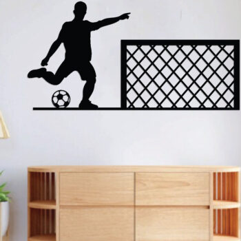 Intra απο ξύλο plywood Χρώμα wenge 3mm-4mm πάχος - με λέιζερ τοίχου ποδοσφαίρου Δίασταση 40x50 cm INTRAFABR-110320458 - Image 3