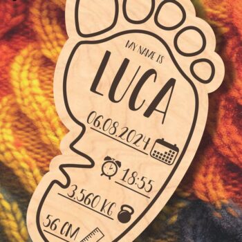 Intra απο ξύλο plywood Χρώμα wenge 3mm-4mm πάχος - Πινακίδα γέννησης , Δίασταση 6x6 cm INTRAFABR-110322091 - Image 1