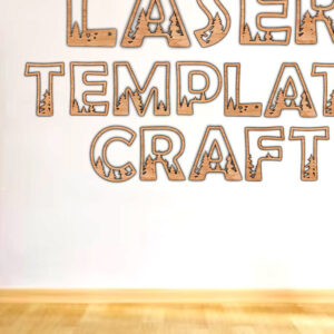 Intra απο ξύλο plywood  Χρώμα wenge 3mm-4mm πάχος - Δασική ΑΛΦΑΒΗΤΑ Τέχνη τοίχου Δίασταση 30x20 cm INTRAFABR-110322120