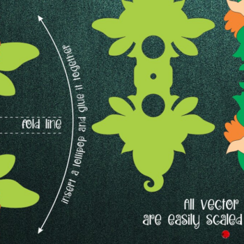 Intra απο ξύλο plywood  Χρώμα wenge 3mm-4mm πάχος - Πρότυπο θήκης για γλειφιτζούρι κοριτσιών δασικών ξωτικών Δίασταση 30x20 cm INTRAFABR-110320332 - Image 1