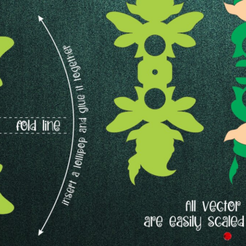 Intra απο ξύλο plywood  Χρώμα wenge 3mm-4mm πάχος - Πρότυπο θήκης Lollipop Forest Elf Δίασταση 30x20 cm INTRAFABR-110320304 - Image 1