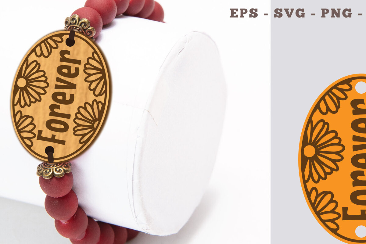 Intra απο ξύλο plywood  Χρώμα wenge 3mm-4mm πάχος - Βραχιόλι Forever Δίασταση 4x4 cm INTRAFABR-49333650