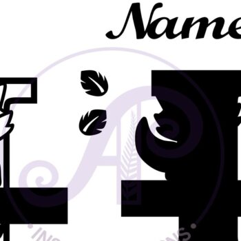 Intra απο ξύλο plywood  Χρώμα wenge 3mm-4mm πάχος - Fox Monogram Letter I Cut Δίασταση 30x20 cm INTRAFABR-83948478 - Image 2