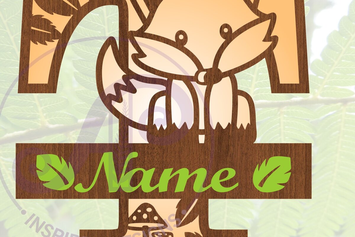 Intra απο ξύλο plywood  Χρώμα wenge 3mm-4mm πάχος - αποκοπής μονογράμματος Fox Letter T Δίασταση 30x20 cm INTRAFABR-39186383