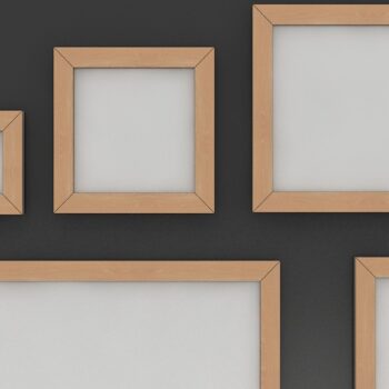 Intra απο ξύλο plywood Χρώμα wenge 3mm-4mm πάχος - Πακέτο πλαισίων Διακόσμηση σπιτιού Αρχεία Dxf Δίασταση 30x20 cm INTRAFABR-102981314 - Image 1