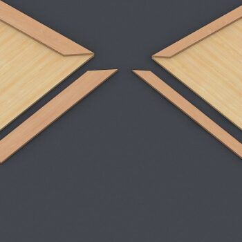 Intra απο ξύλο plywood  Χρώμα wenge 3mm-4mm πάχος - Πλαίσιο Glowforge Files 37 Δίασταση 297x420 cm INTRAFABR-110400699 - Image 3